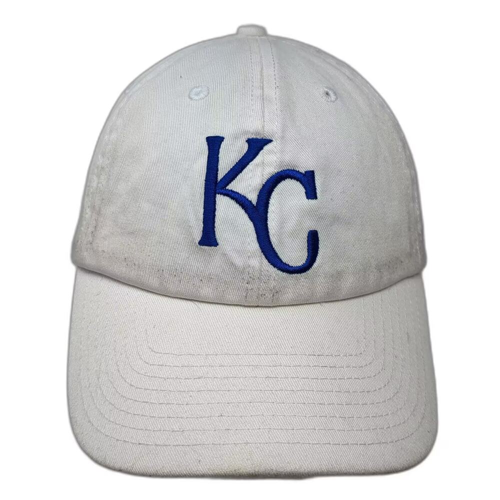 Kansas City Royals MLB Fan Favorite Baseball Cap White OS Slideback Logo Hat